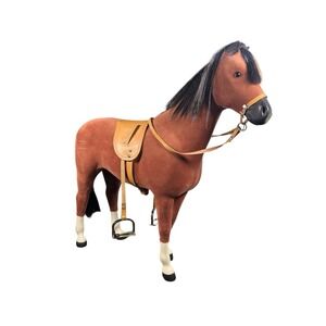 American‎ Girl Brown Horse with Saddle & Bridle